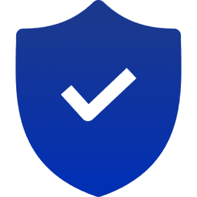 Verified protection badge icon